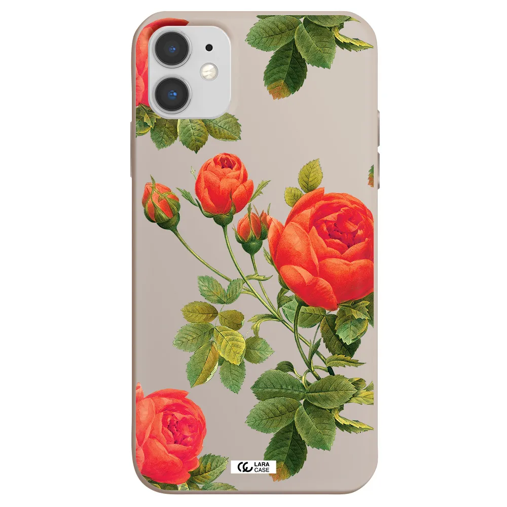 a close-up of a flower Apple iPhone 11 Silicone Stone Case