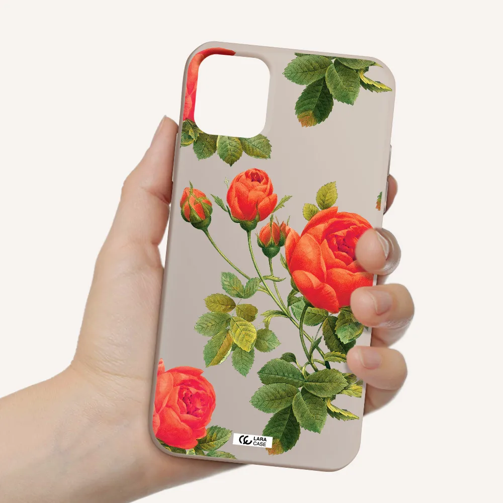 a close-up of a flower Apple iPhone 11 Silicone Stone Case