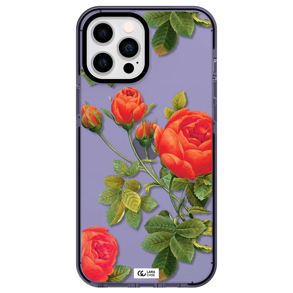 a close-up of a flower Apple iPhone 12 pro max impact Lilac Case
