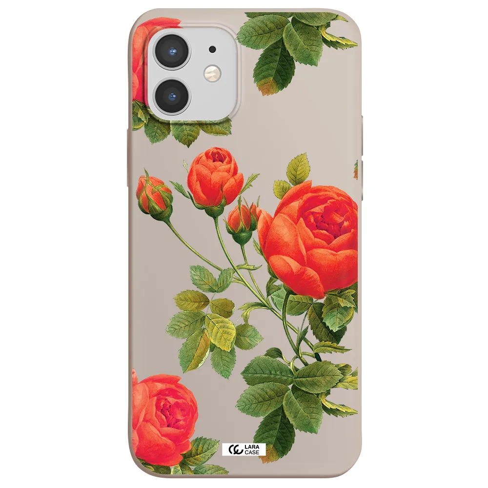 a close-up of a flower Apple iPhone 12 Silicone Stone Case