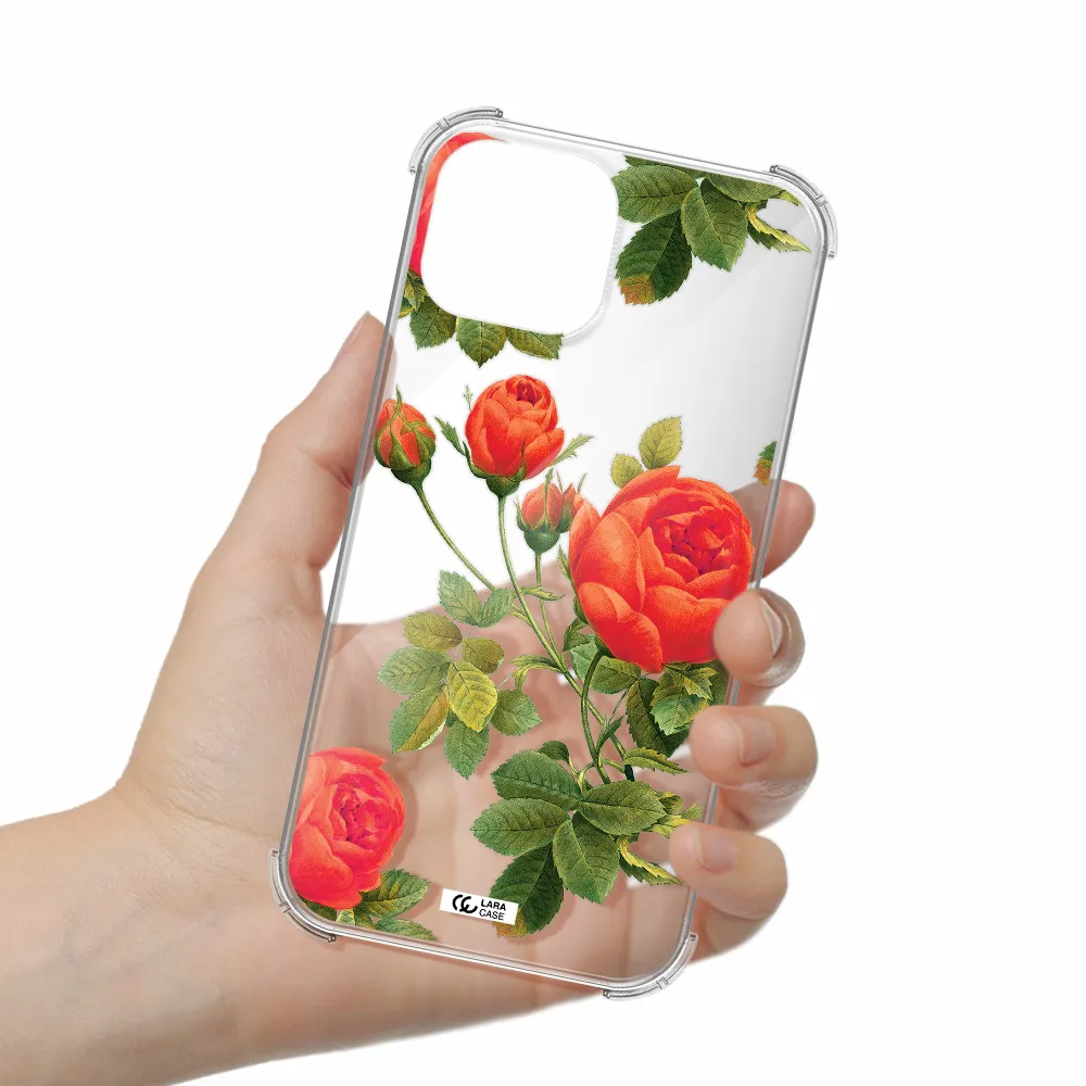 a close-up of a flower Apple iPhone 13 Clear PC Case