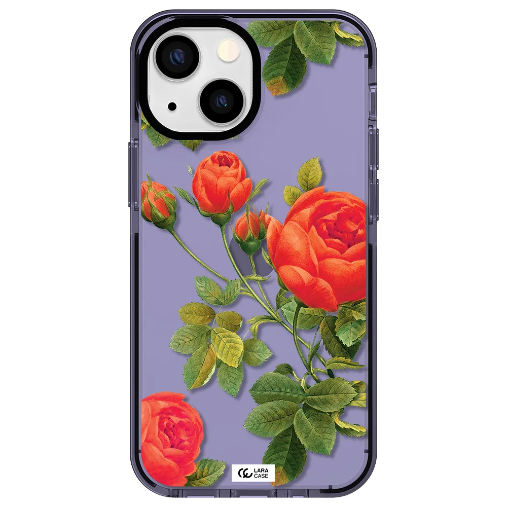 a close-up of a flower Apple iPhone 13 mini impact Lilac Case