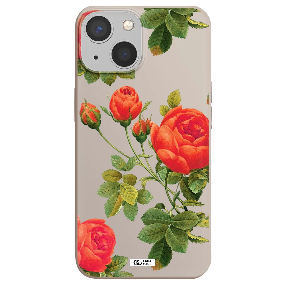 a close-up of a flower Apple iPhone 13 mini Silicone Stone Case