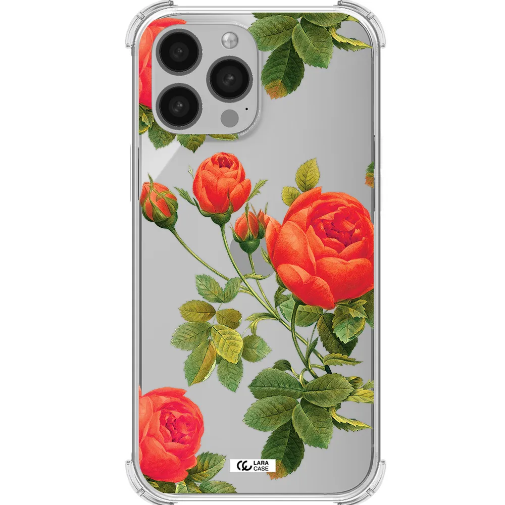 a close-up of a flower Apple iPhone 13 Pro Clear PC Case