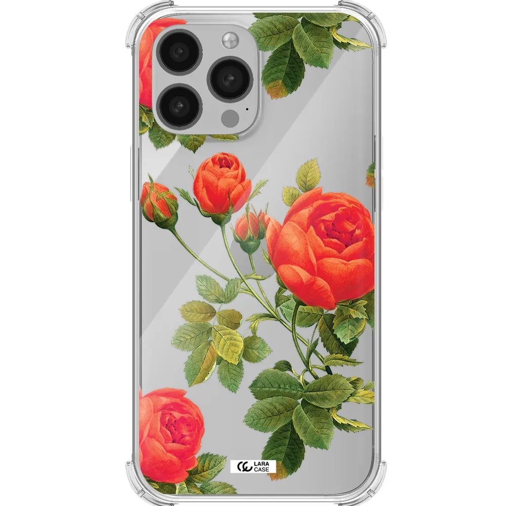 a close-up of a flower Apple iPhone 13 Pro Max Clear PC Case