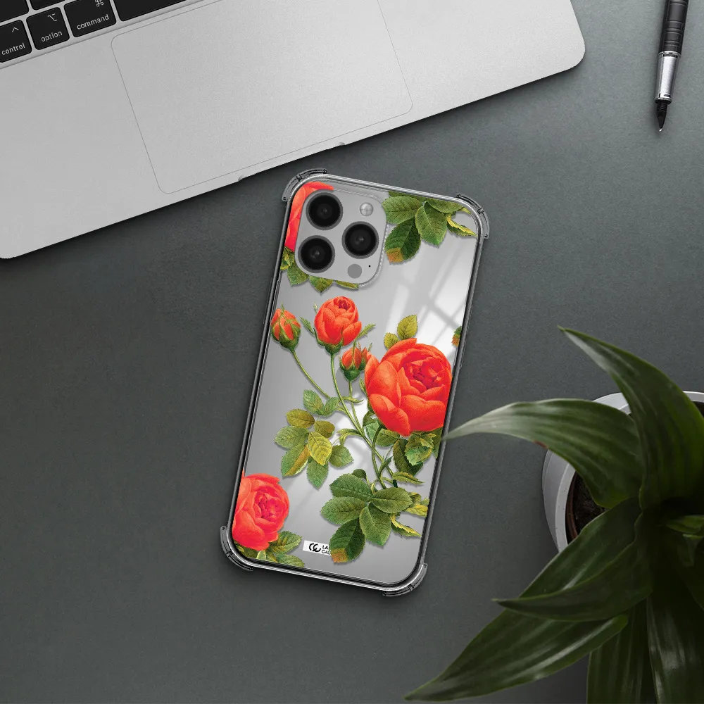 a close-up of a flower Apple iPhone 13 Pro Max Clear PC Case