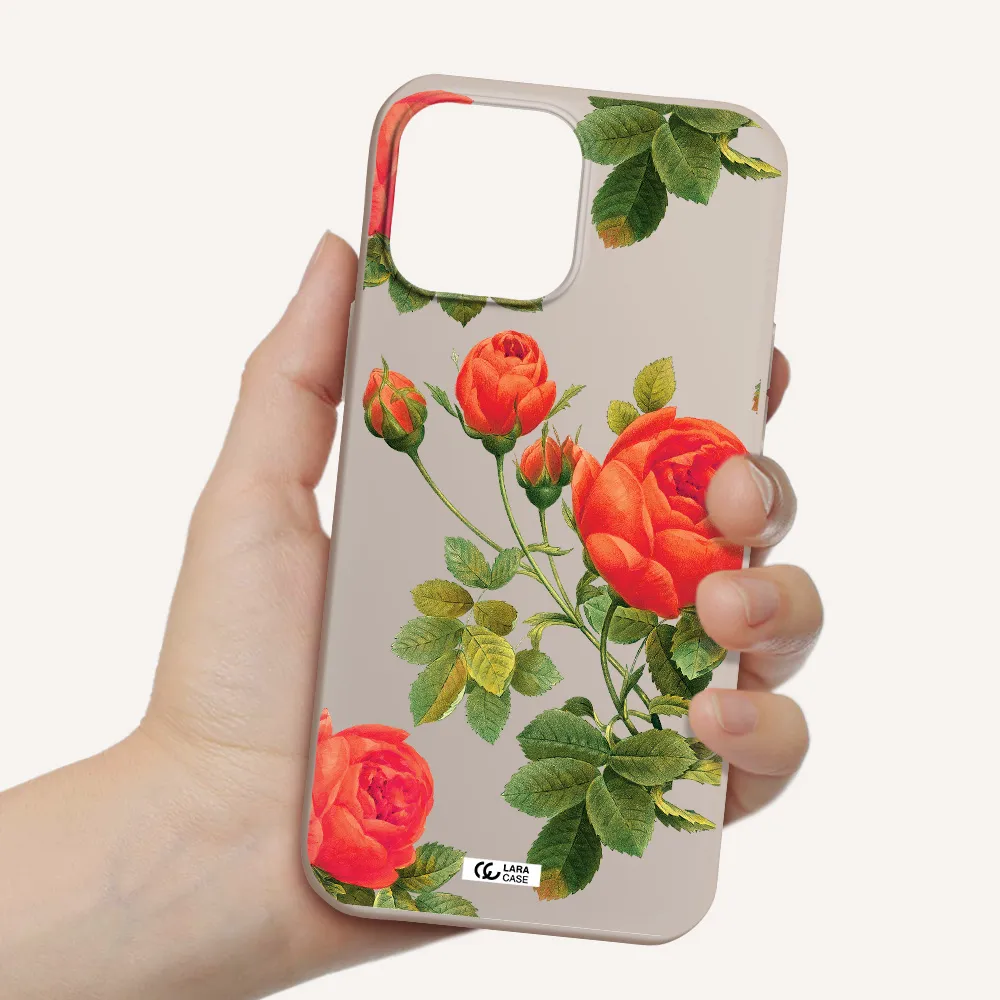 a close-up of a flower Apple iPhone 13 Pro Silicone Stone Case
