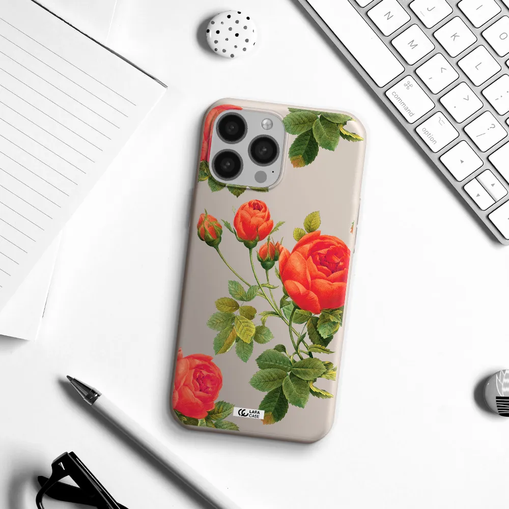 a close-up of a flower Apple iPhone 13 Pro Silicone Stone Case