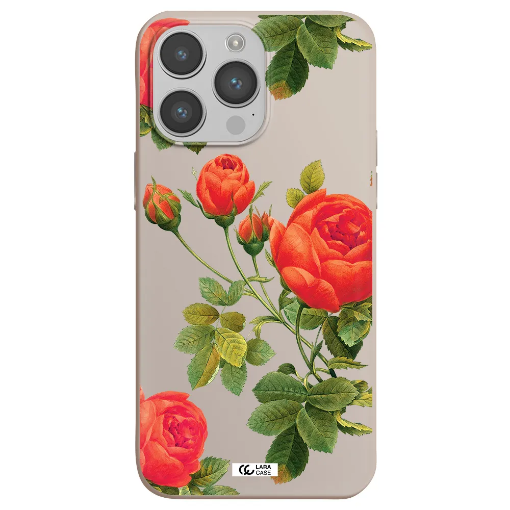 a close-up of a flower Apple iPhone 14 pro max Silicone Stone Case