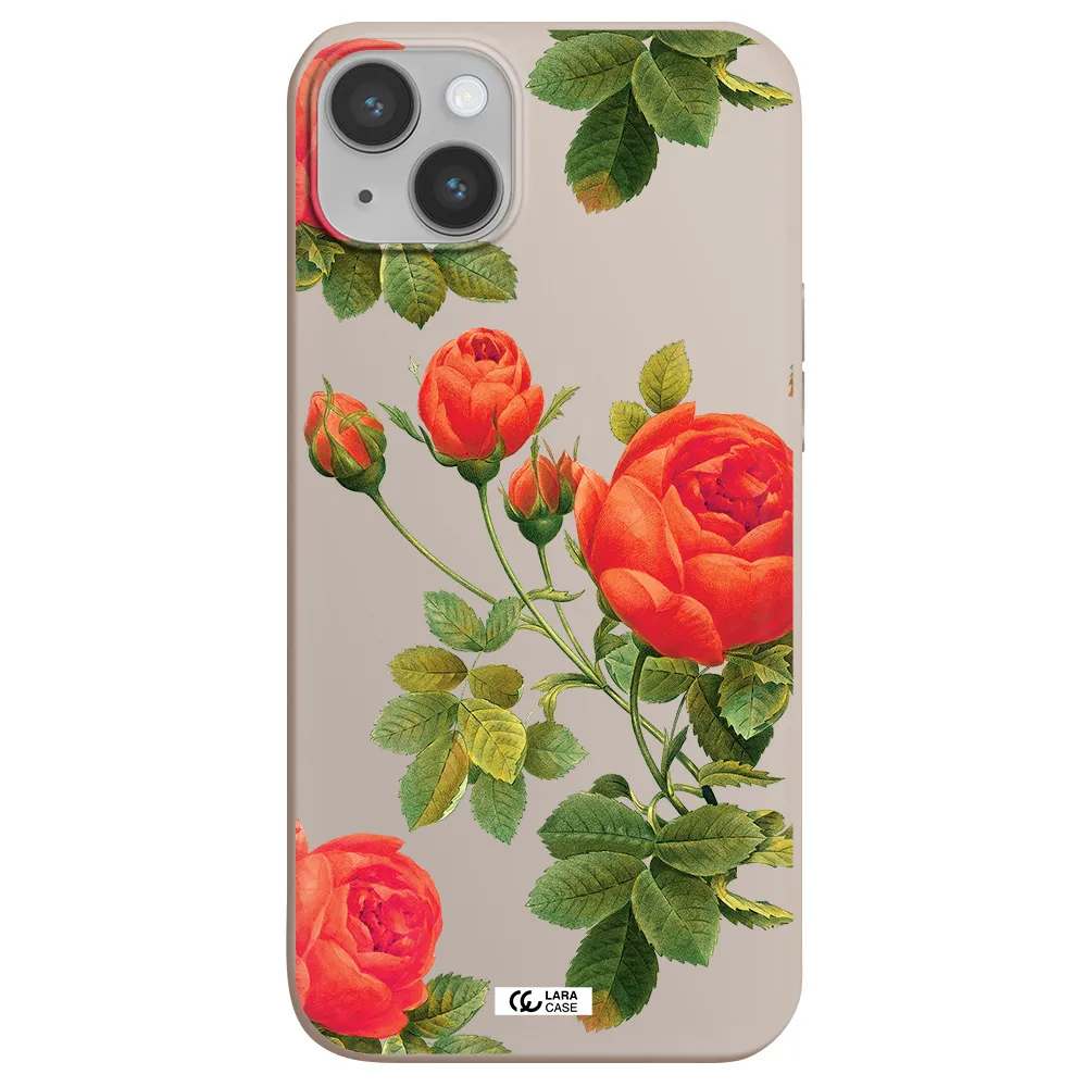 a close-up of a flower Apple iPhone 14 Silicone Stone Case