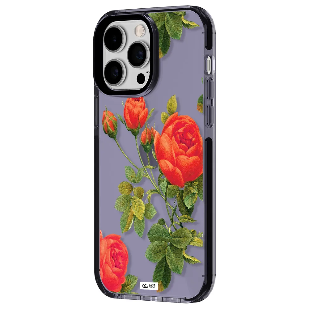 a close-up of a flower Apple iPhone 15 Pro Max impact Lilac Case