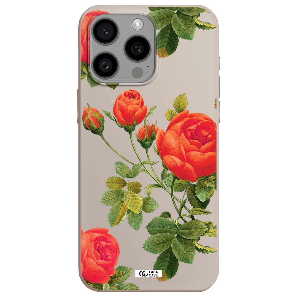 a close-up of a flower Apple Iphone 15 Pro max Silicone Stone Case