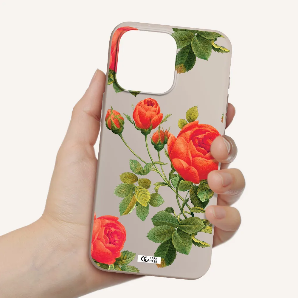 a close-up of a flower Apple Iphone 15 Pro max Silicone Stone Case