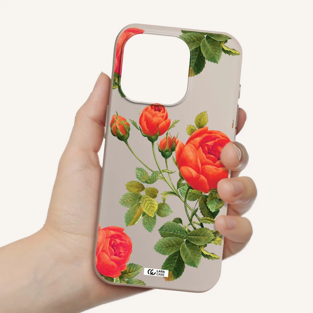 A Close-Up Of A Flower Apple Iphone 15 Pro Silicone Stone Case