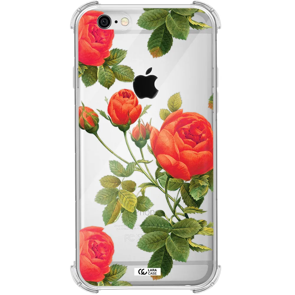 a close-up of a flower Apple iPhone 6 Clear PC Case
