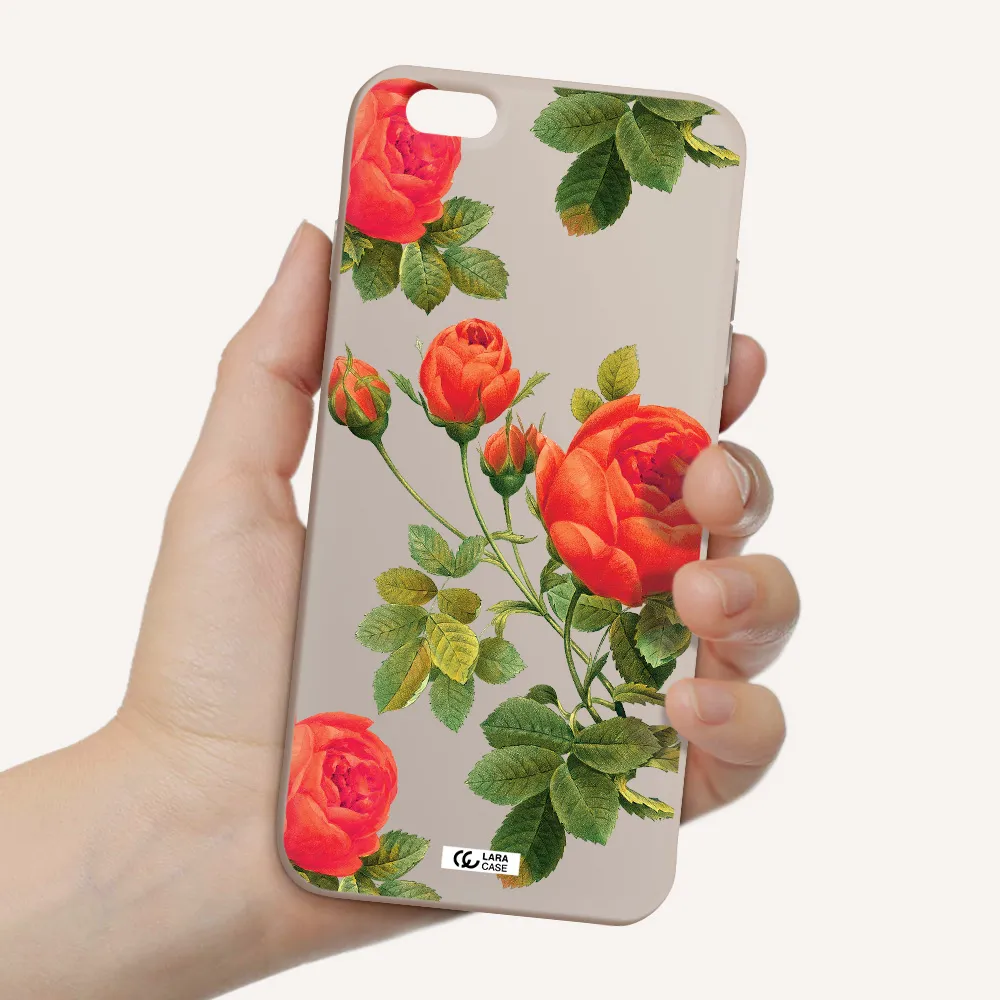 a close-up of a flower Apple iPhone 6 plus Silicone Stone Case