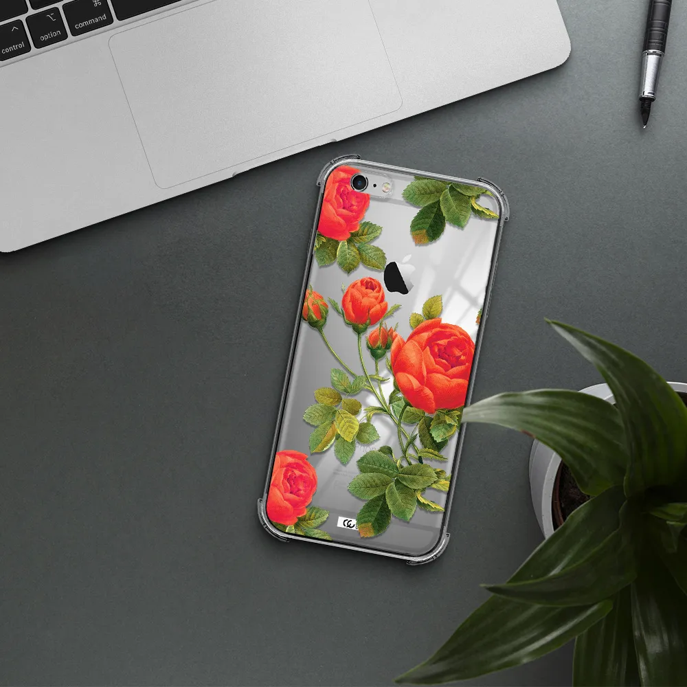 a close-up of a flower Apple iPhone 6 s plus Clear PC Case