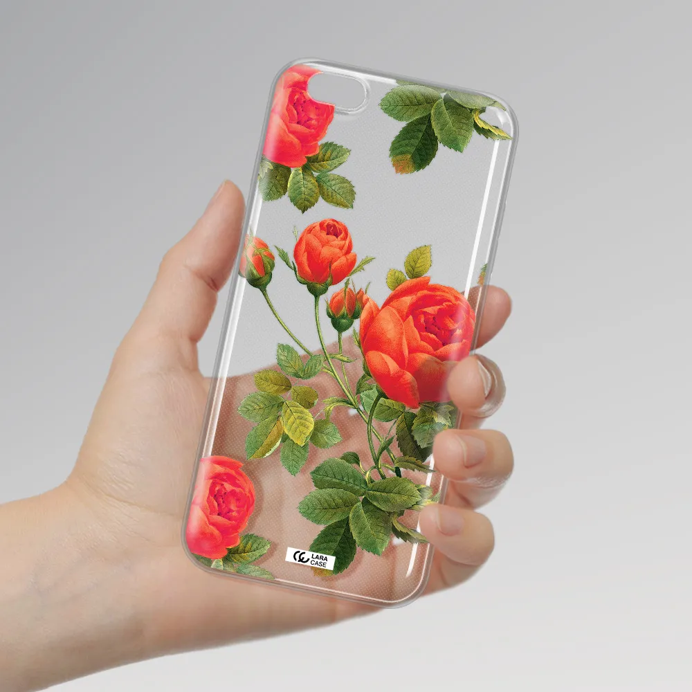 a close-up of a flower Apple iPhone 6 s plus Clear TPU Case