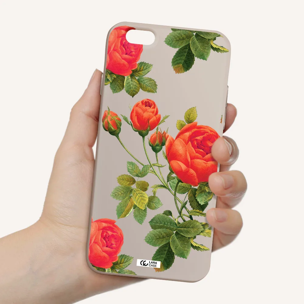 a close-up of a flower Apple iPhone 6 Silicone Stone Case