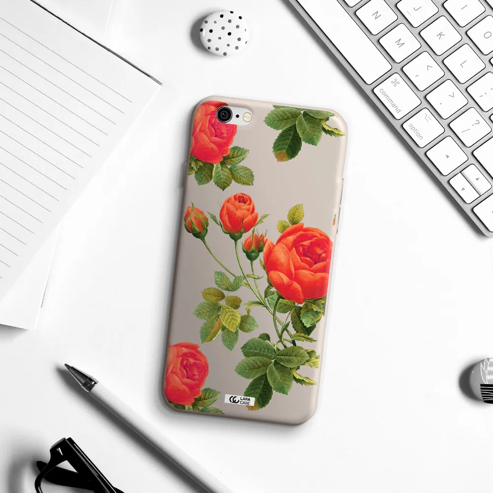 a close-up of a flower Apple iPhone 6 Silicone Stone Case