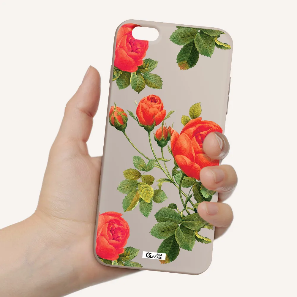 a close-up of a flower Apple iPhone 6S Silicone Stone Case