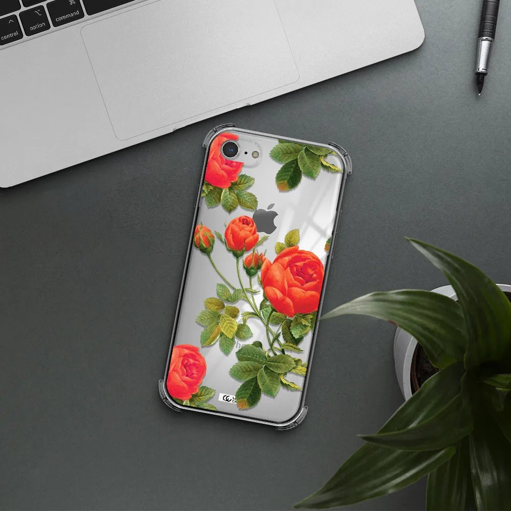 a close-up of a flower Apple iPhone 7 Clear PC Case