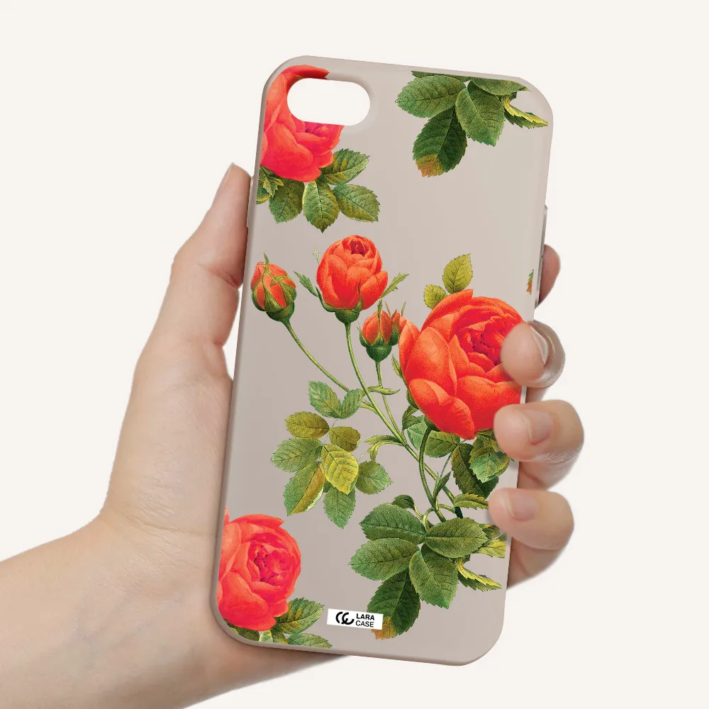 a close-up of a flower Apple iPhone 7 Silicone Stone Case