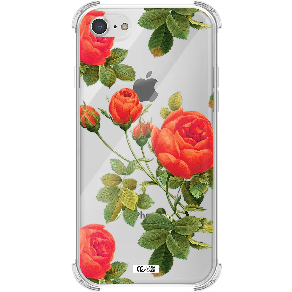 a close-up of a flower Apple iPhone 8 Clear PC Case
