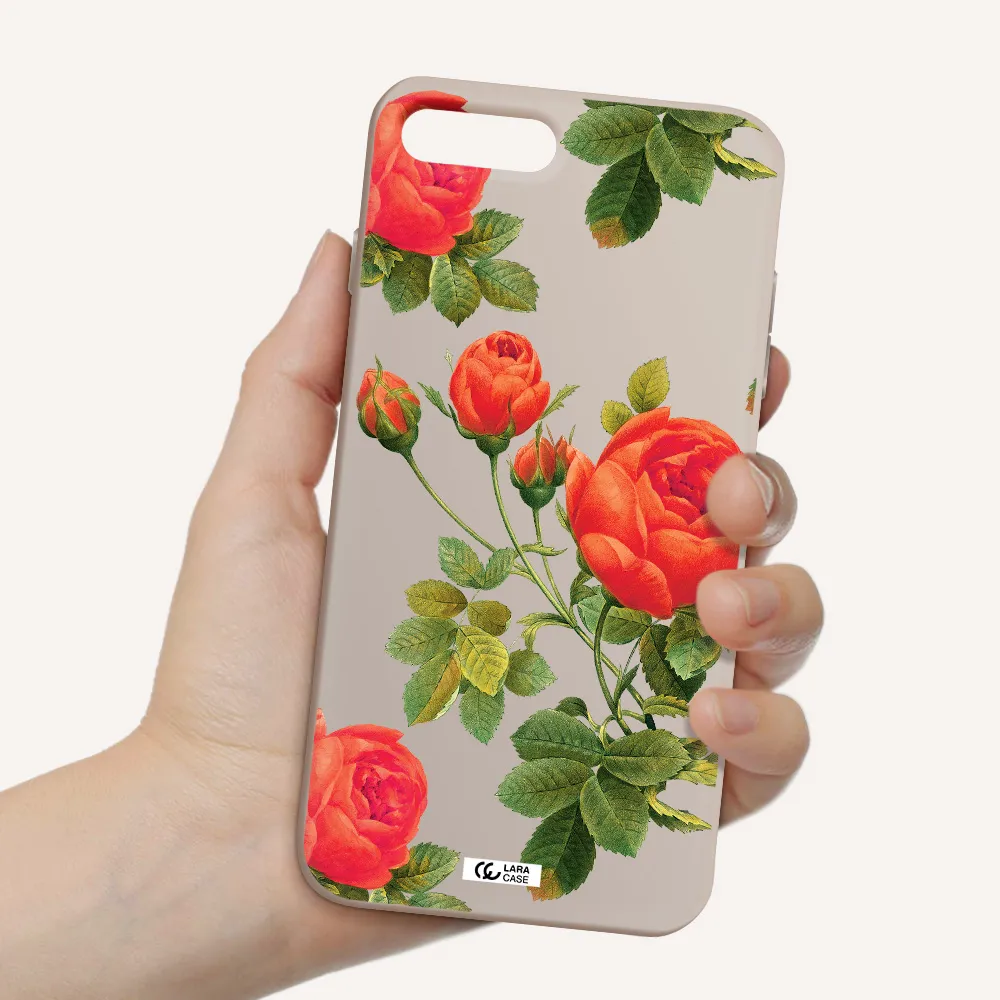 a close-up of a flower Apple iPhone 8 plus Silicone Stone Case