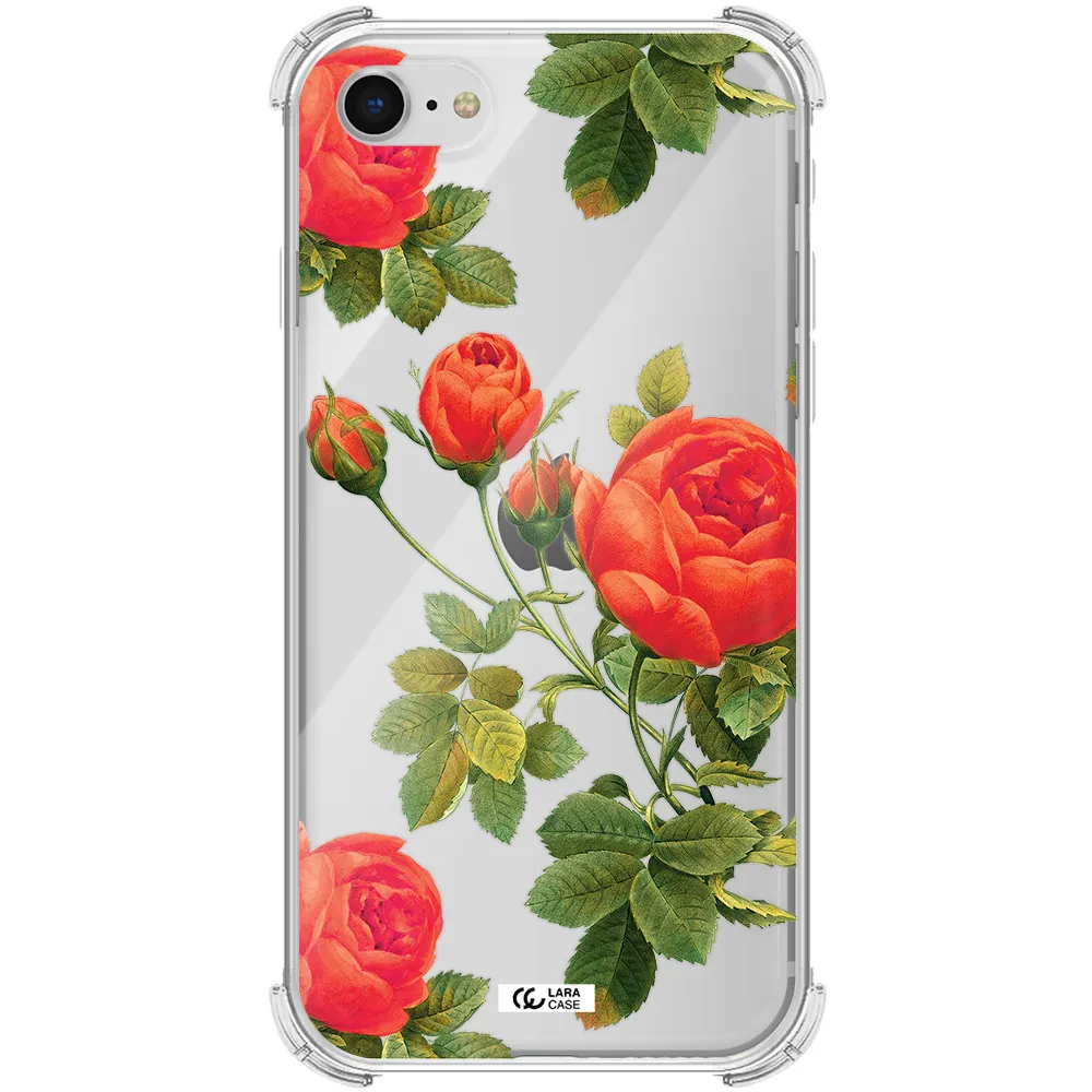 a close-up of a flower Apple iPhone se 2020 Clear PC Case