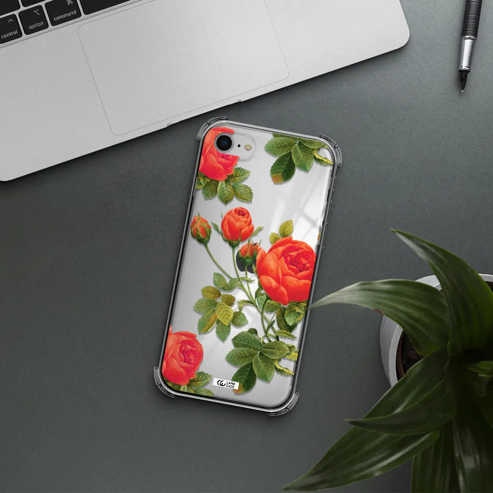 a close-up of a flower Apple iPhone se 2020 Clear PC Case