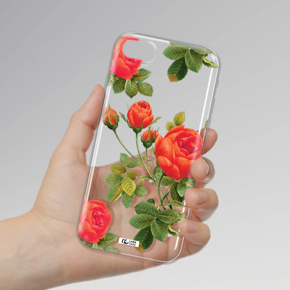 A Close-Up Of A Flower Apple Iphone Se 2020 Clear Tpu Case