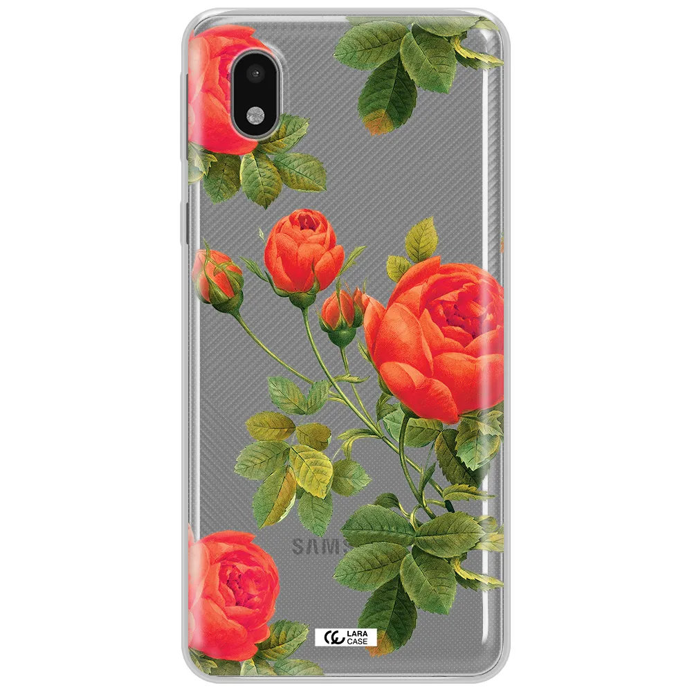 A Close-Up Of A Flower Samsung A01 Core Clear Tpu Case