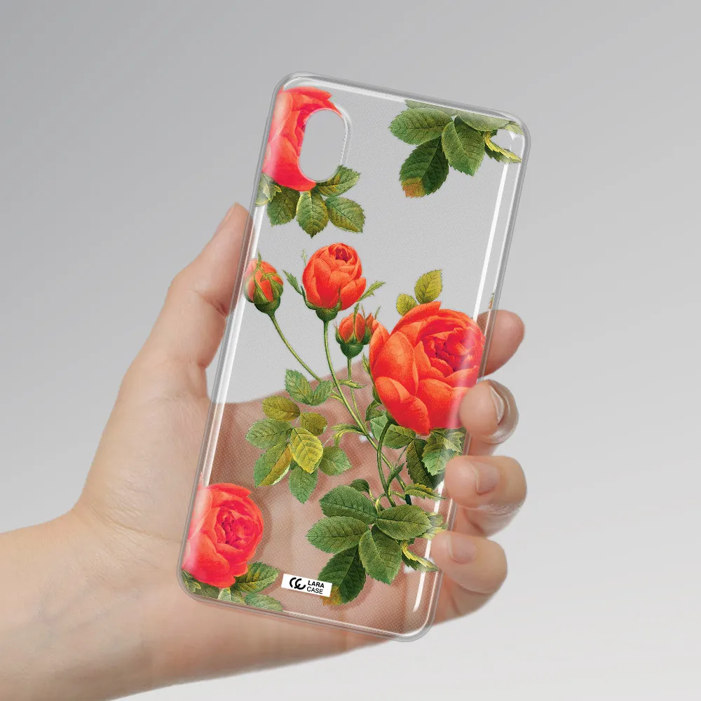 A Close-Up Of A Flower Samsung A01 Core Clear Tpu Case