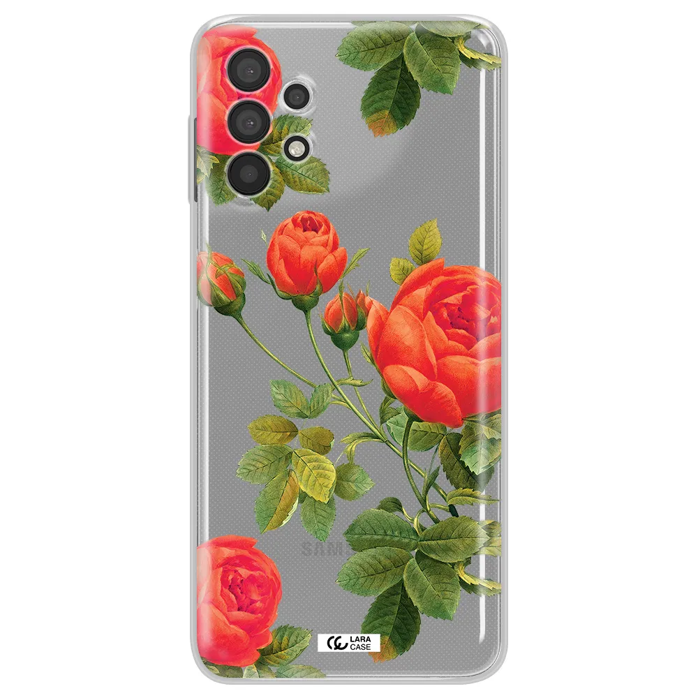 A Close-Up Of A Flower Samsung A32 4G Clear Tpu Case
