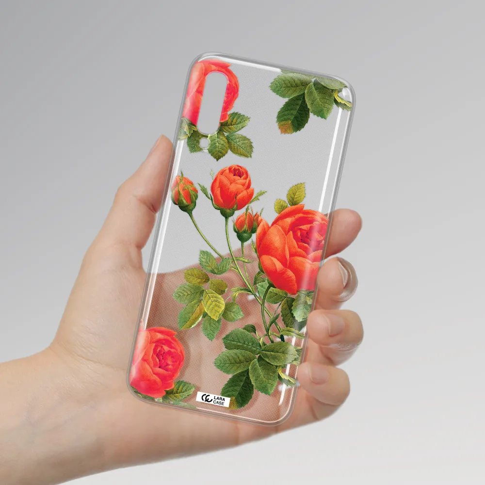 A Close-Up Of A Flower Samsung A50S Clear Tpu Case