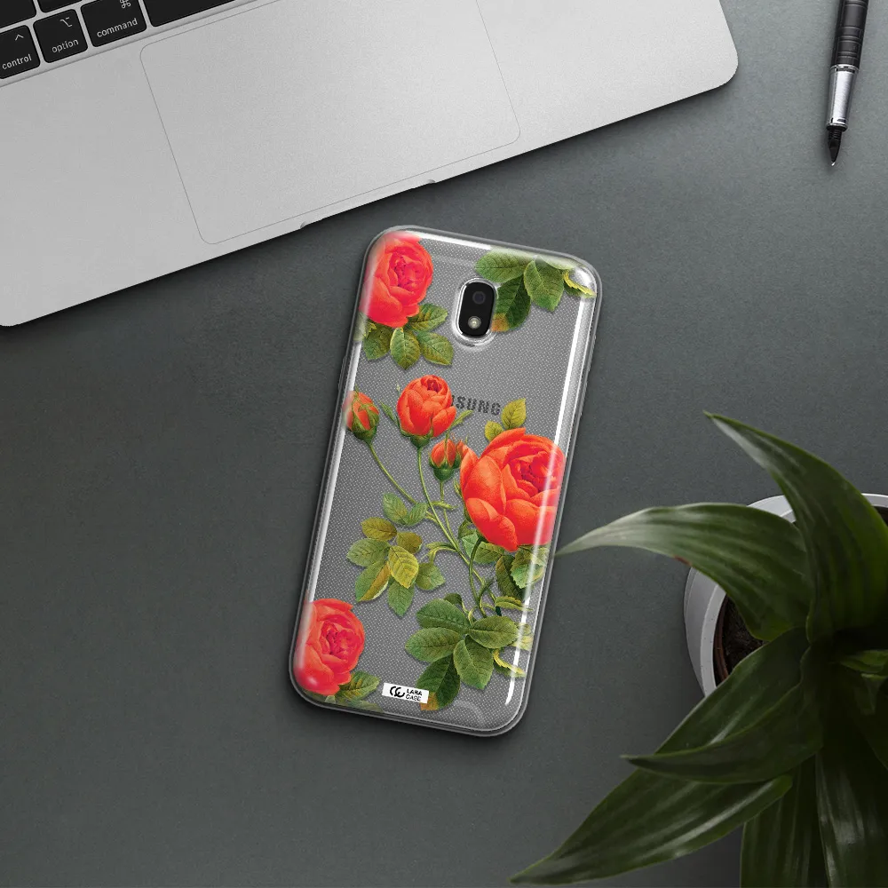 a close-up of a flower Samsung J5 2017 Clear TPU Case