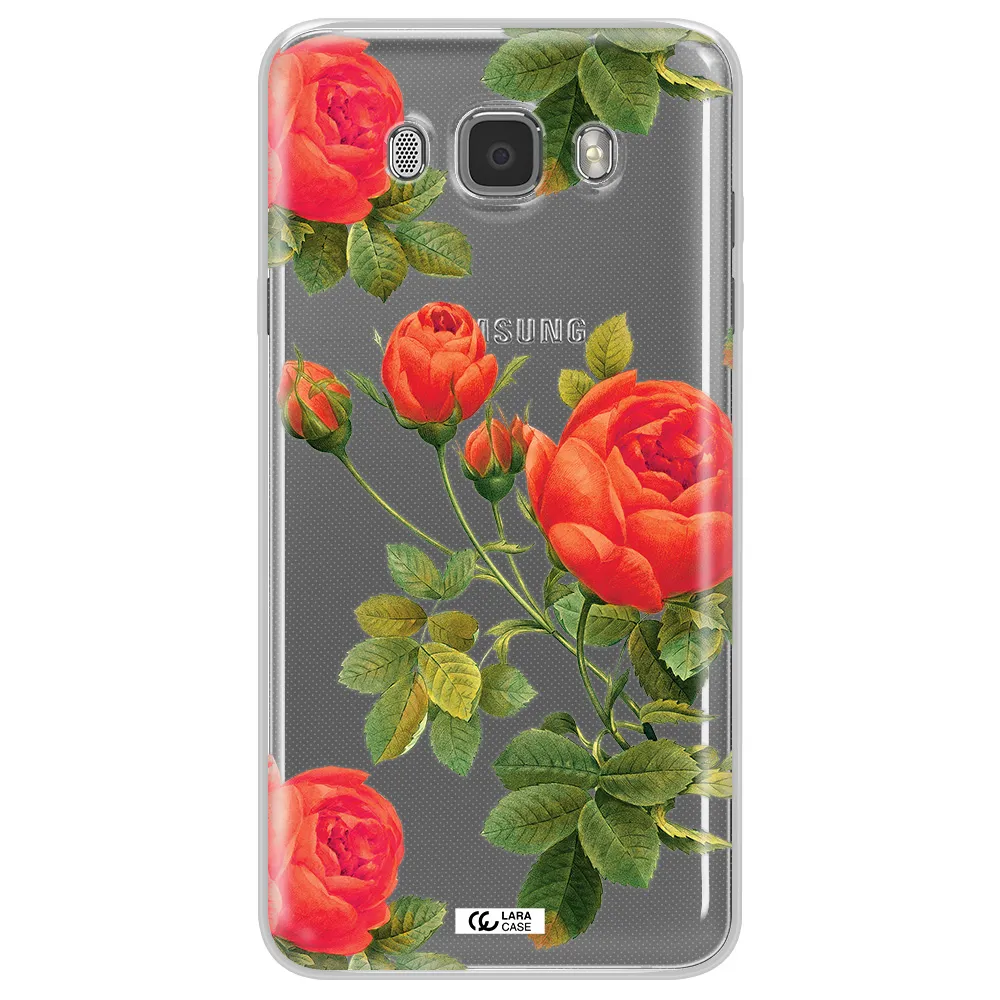 a close-up of a flower Samsung J7 2016 Clear TPU Case