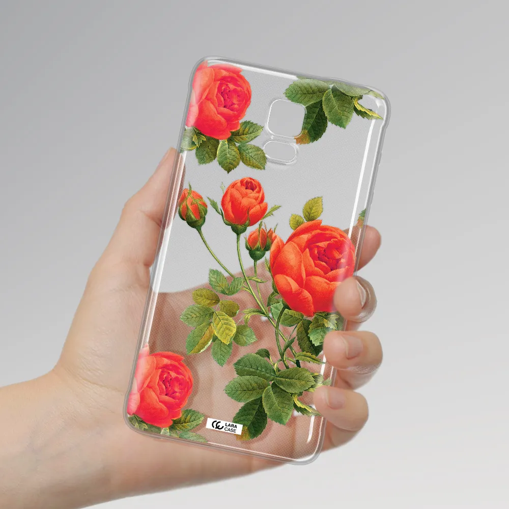 a close-up of a flower Samsung Note 4 Clear TPU Case