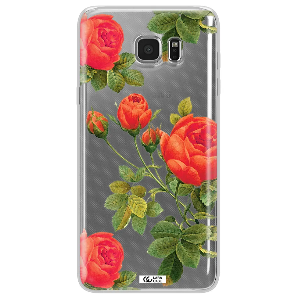a close-up of a flower Samsung Note 5 Clear TPU Case
