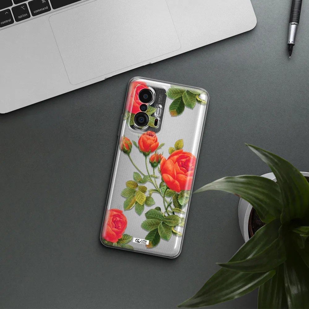 A Close-Up Of A Flower Xiaomi 11T Clear Tpu Case