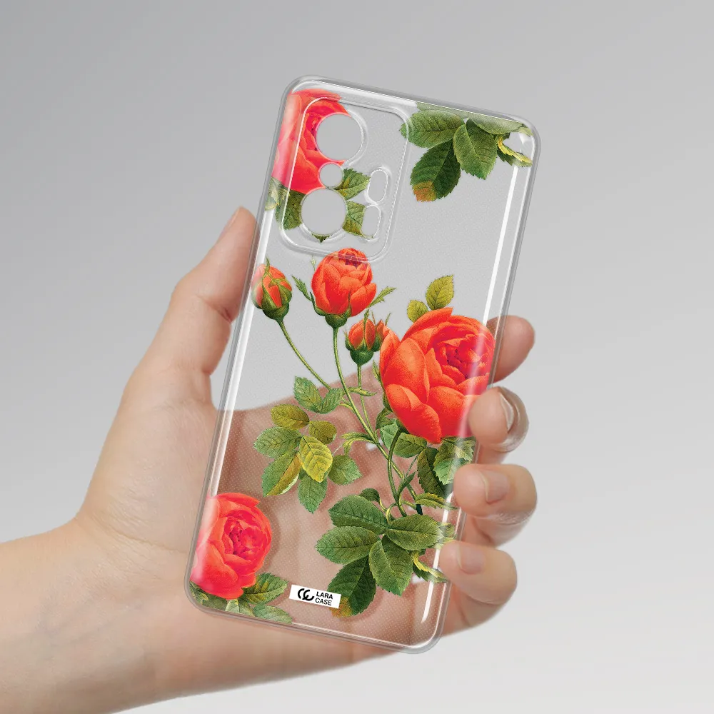 A Close-Up Of A Flower Xiaomi 11T Pro Clear Tpu Case