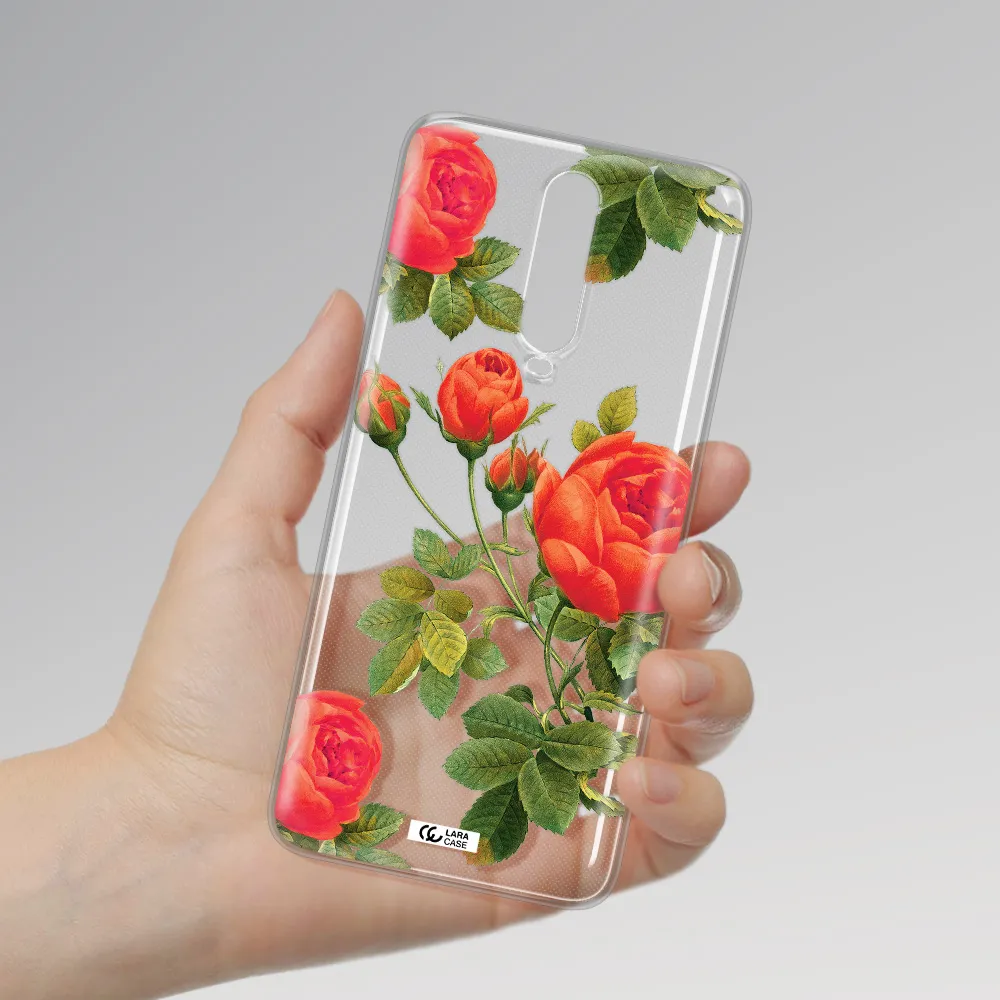 a close-up of a flower Xiaomi Redmi K30 Clear TPU Case