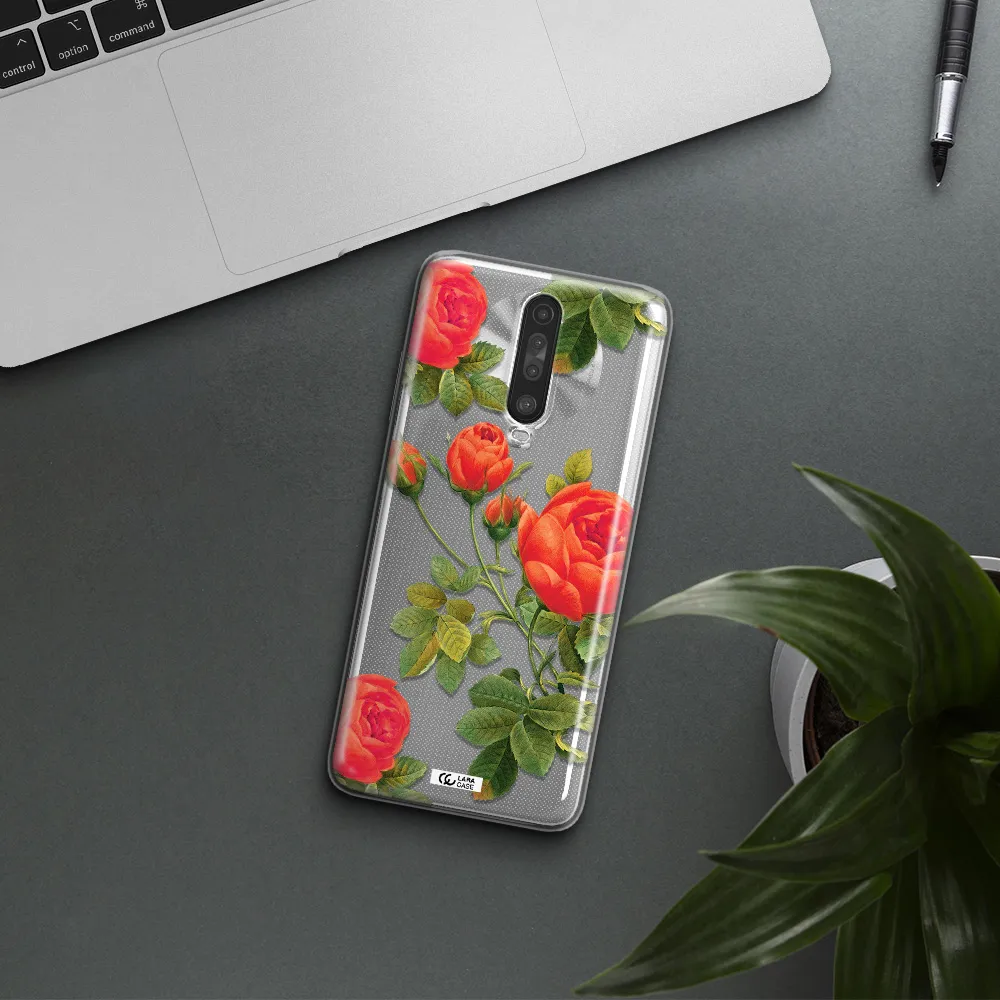 a close-up of a flower Xiaomi Redmi K30 Clear TPU Case