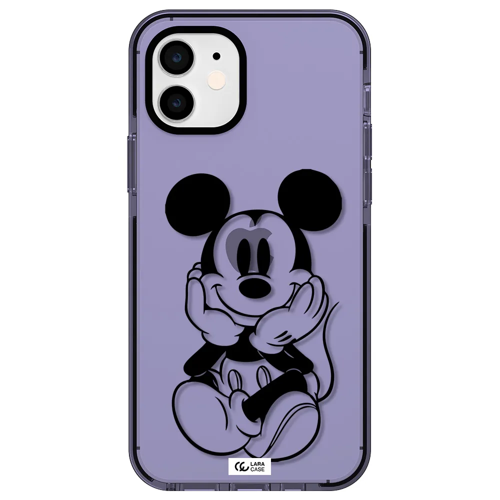 a cartoon of a mouse Apple iPhone 11 impact Lilac Case