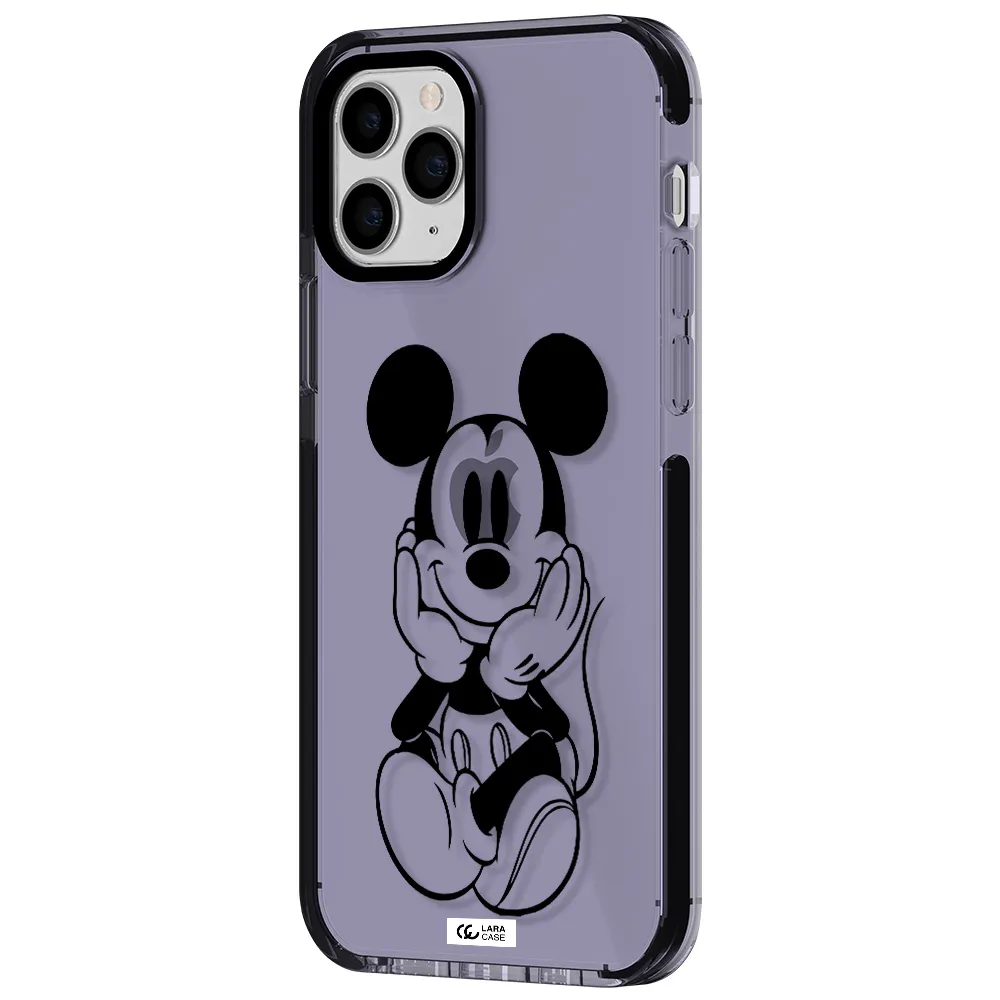 a cartoon of a mouse Apple iPhone 11 pro max impact Lilac Case