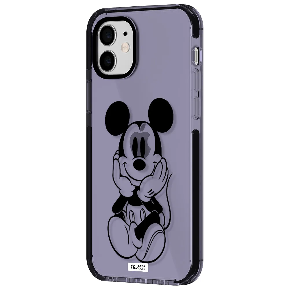 a cartoon of a mouse Apple iPhone 12 impact Lilac Case