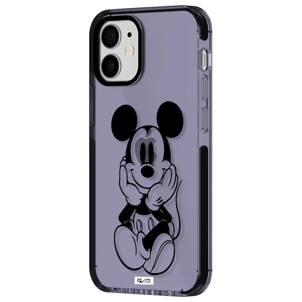 a cartoon of a mouse Apple iPhone 12 mini impact Lilac Case