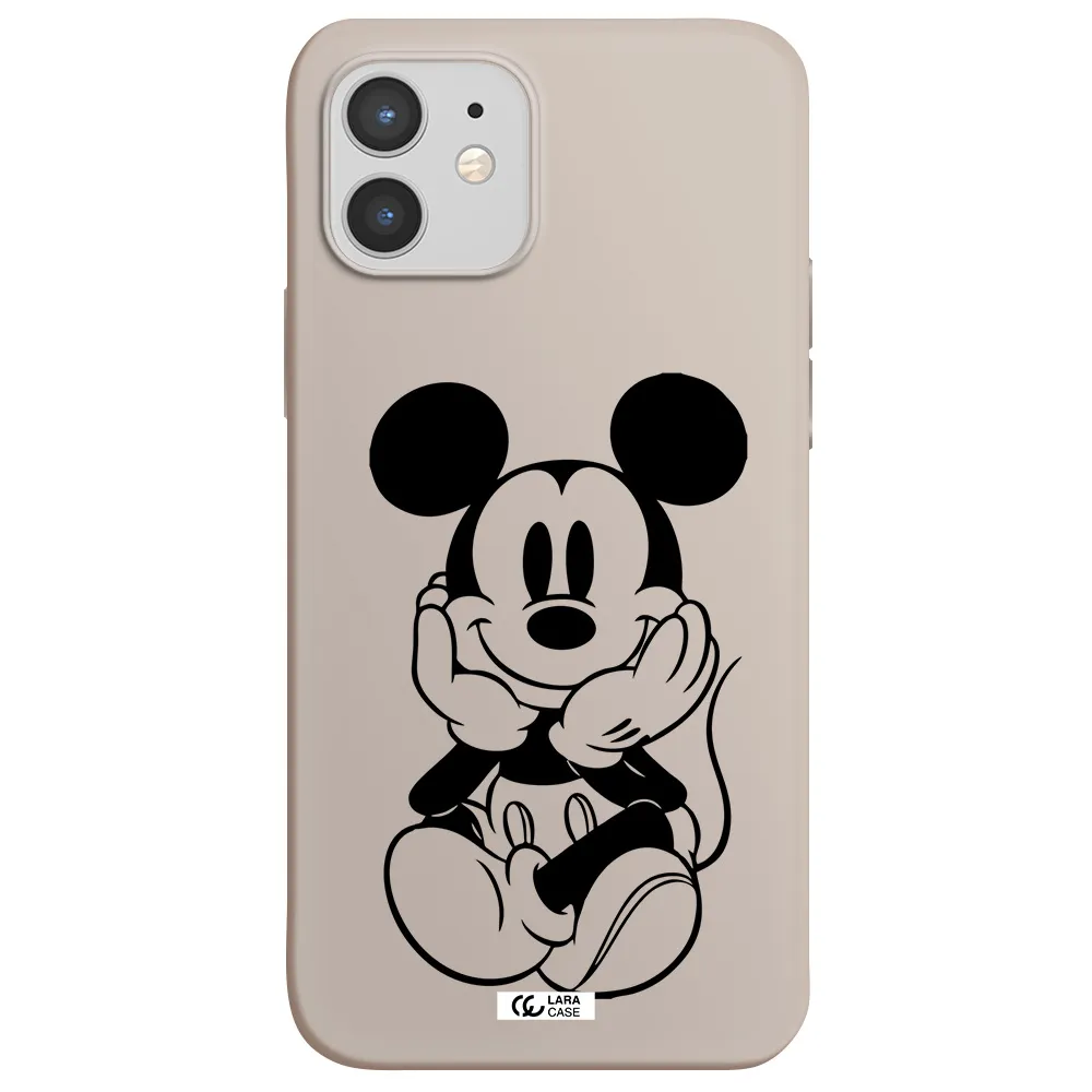 a cartoon of a mouse Apple iPhone 12 mini Silicone Stone Case