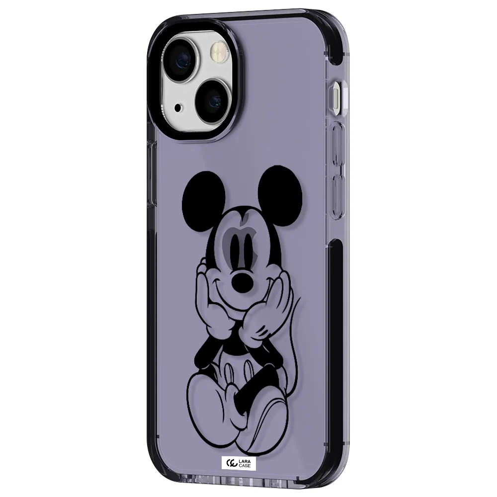 a cartoon of a mouse Apple iPhone 13 mini impact Lilac Case